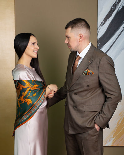 Apaszka „Sokole Polowanie” (Zielona) (Twill)
