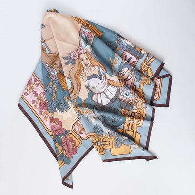 Apaszka „Użalka Perła” (Jedwab mokry)