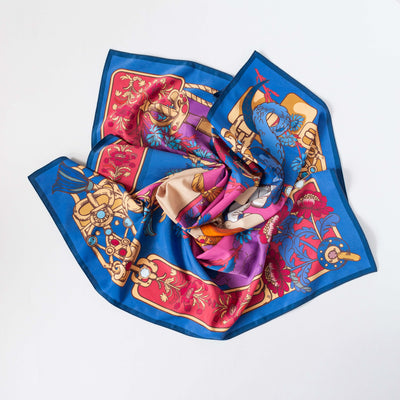 Apaszka „Użalka Topaz” (Jedwab mokry)