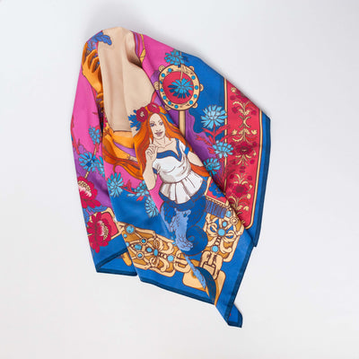 Apaszka „Użalka Topaz” (Jedwab mokry)