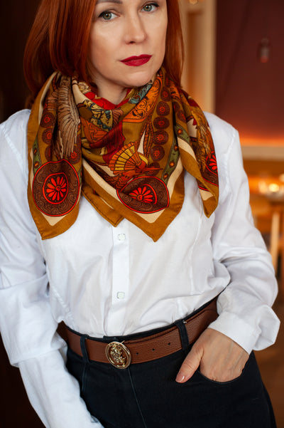 Apaszka „Husaria” (Złota) (Wełna)