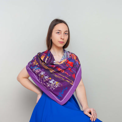 Apaszka „Teatr Wielki” (Jedwab mokry)