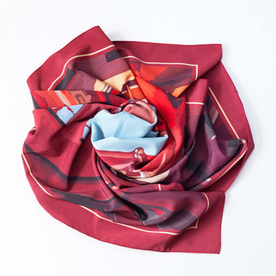 Apaszka „Czerwone Podwórko” (Twill)