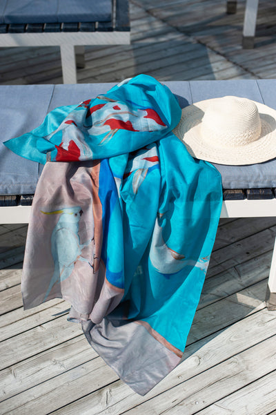 Pareo „Śniadanie na Wodzie” (Wiskoza)