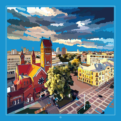 Apaszka „Czerwony Kościół” (Twill)