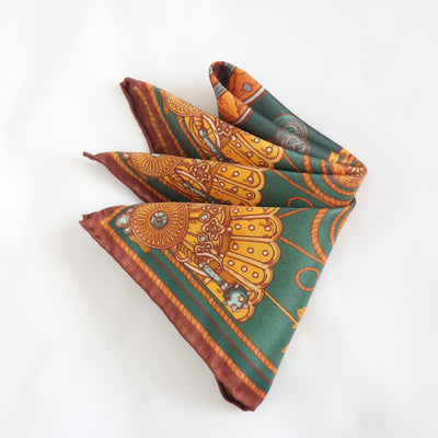 Poszetka „Legendy” (Zielona) (Twill)