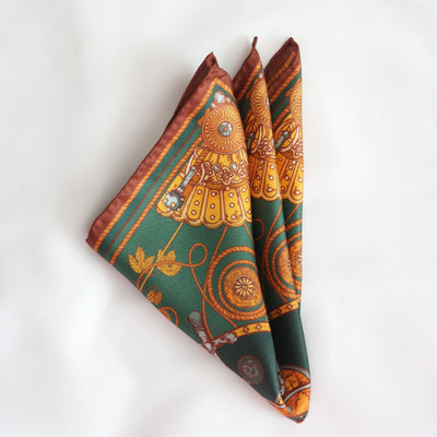 Poszetka „Legendy” (Zielona) (Twill)