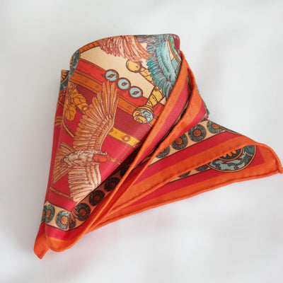 Poszetka „Sokole Polowanie” (Czerwona) (Twill)