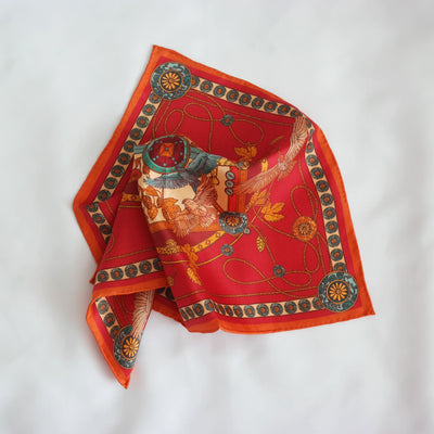 Poszetka „Sokole Polowanie” (Czerwona) (Twill)