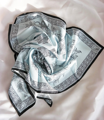 Apaszka „Ptaki Białorusi” (Niebieska) (Twill)