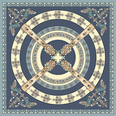 Apaszka „Motywy Słuckie Noc” (Twill)