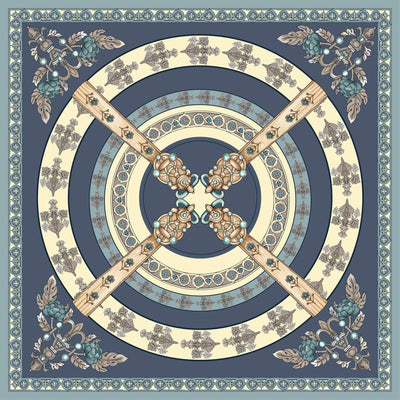 Apaszka „Motywy Słuckie Noc” (Twill)