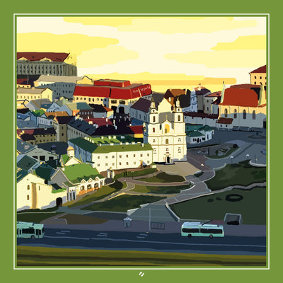 Apaszka „Górne Miasto” (Twill)