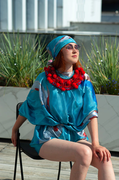 Pareo „Śniadanie na Wodzie” (Wiskoza)