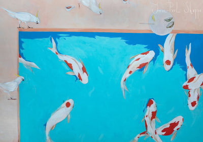 Pareo „Śniadanie na Wodzie” (Bawełna)